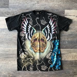 Black Christian Audigier T shirt